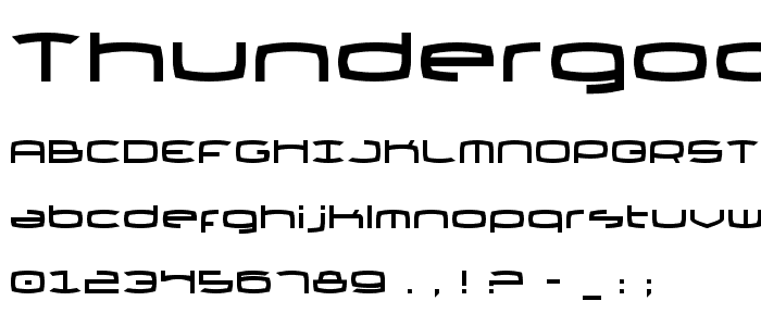 Thundergod II font
